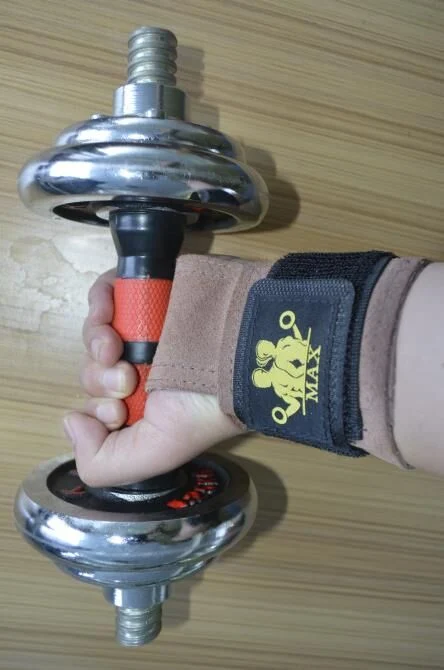 Gym Sports Gloves Workout Hand Grips Leather Hand Protector