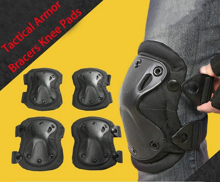 Wholesale Outdoor Sports Protection Field Training Style Tactical Elbow Knee Pads for Hunting