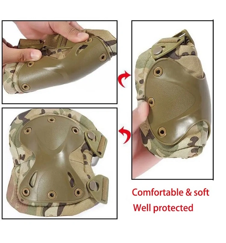 Wholesale Outdoor Sports Protection Field Training Style Tactical Elbow Knee Pads for Hunting