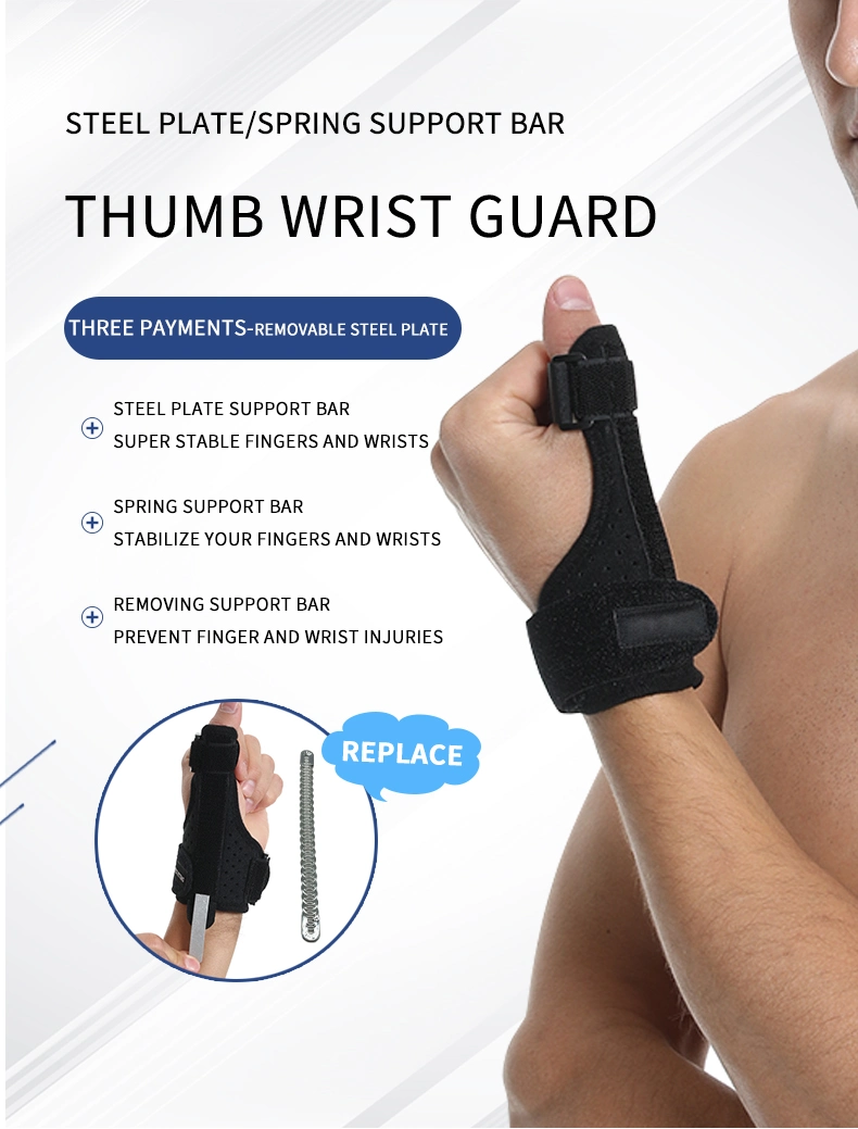 Factory Supply Wholesale Thumb Wrist Splint Support Adjustable Wrist Guard Support Brace