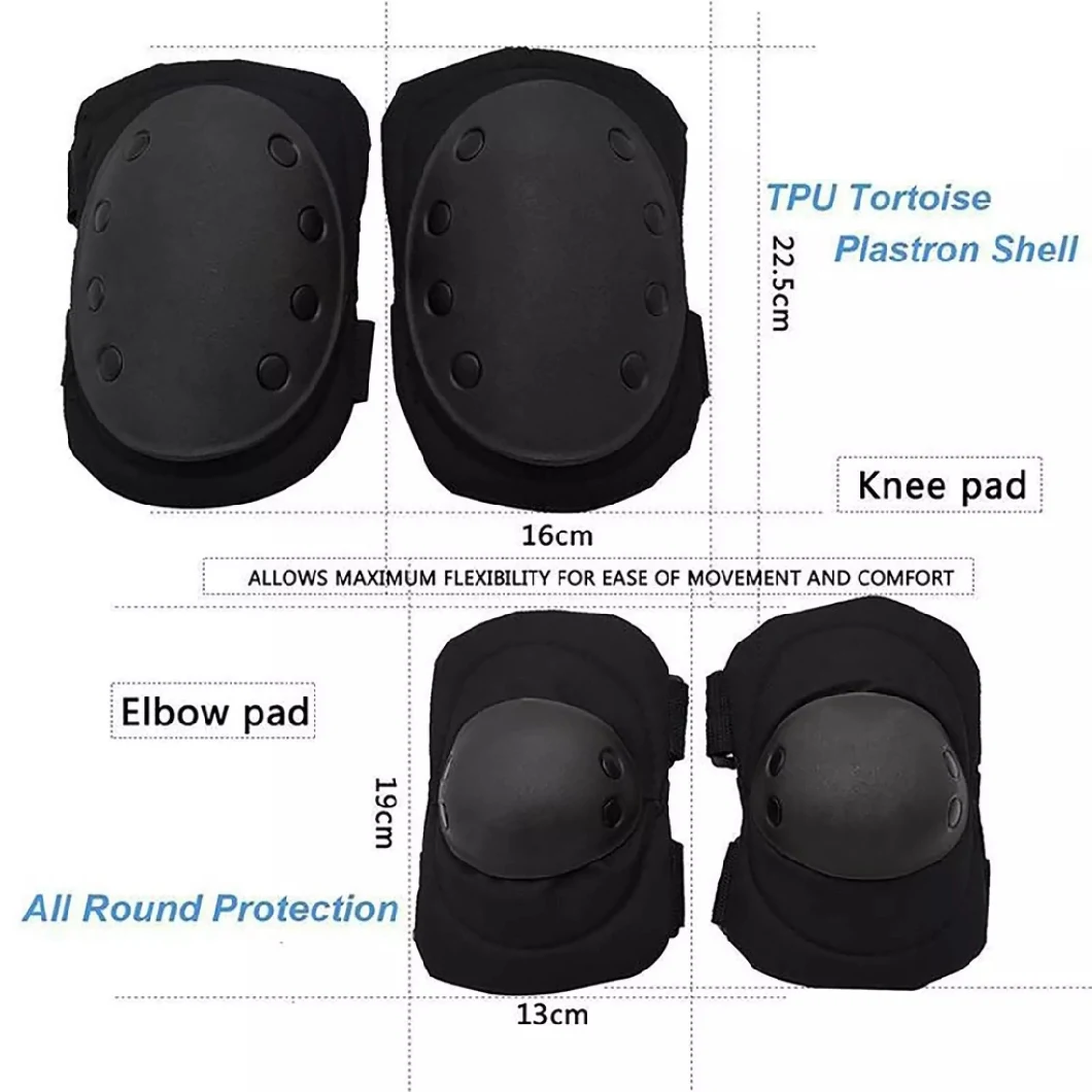 New Tactical Outdoor Wild Mountaineering Soft Shell Knee Elbow Pads