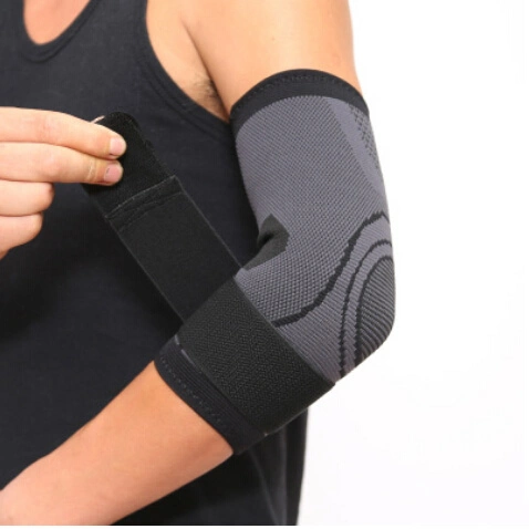 Weaving Nylon Compression Elbow Protection Sleeve for Sports Protection