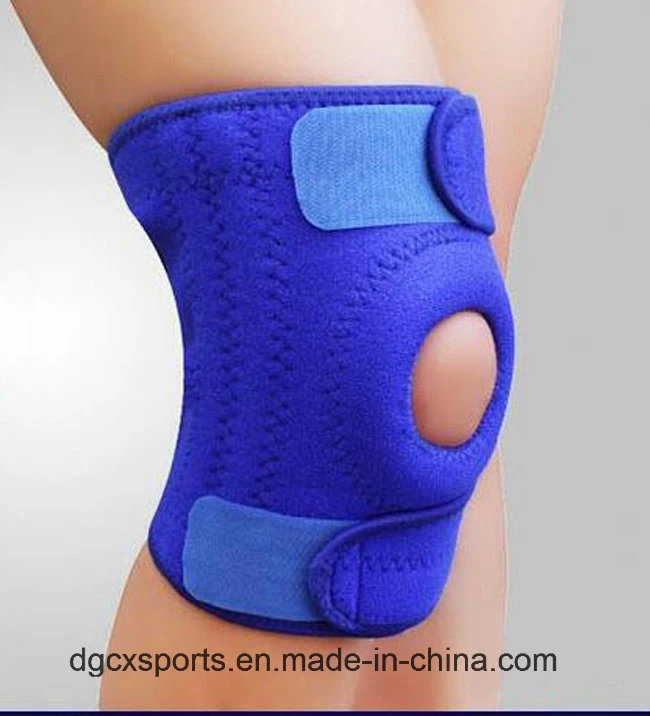 Knee Elbow Wrist Wrap Support, Open-Patella Stabilizer Knee Brace with Adjustable Strapping & Extra-Thick Breathable Protective Neoprene Sleeve